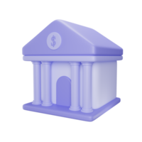 banque 3d illustration png