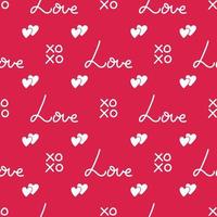Valentines day vector seamless pattern