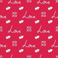 Valentines day vector seamless pattern