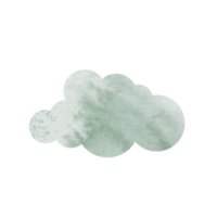 water kleur wolk ontwerp png