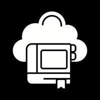 Cloud Library Vector Icon