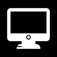monitor de icono de vector