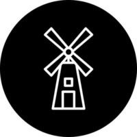 Windmill Vector Icon