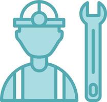 Construction Worker Vector Icon