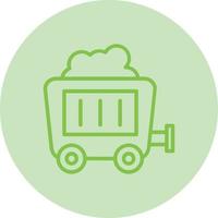 Mining Cart Vector Icon