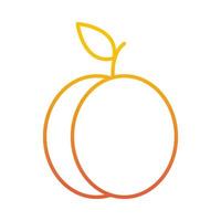 Plum icon, suitable for a wide range of digital creative projects. vector