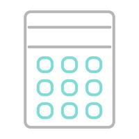 calculator icon, suitable for a wide range of digital creative projects. vector