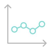 chart icon, suitable for a wide range of digital creative projects. vector