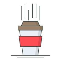 coffee cup icon, suitable for a wide range of digital creative projects. vector