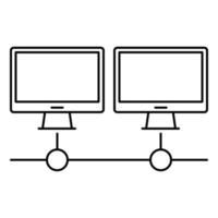 Connection icon, suitable for a wide range of digital creative projects. vector
