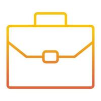 briefcase icon, suitable for a wide range of digital creative projects. vector