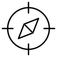compass icon, suitable for a wide range of digital creative projects. vector