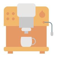 coffee machine icon, suitable for a wide range of digital creative projects. vector