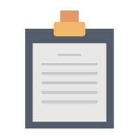 clipboard icon, suitable for a wide range of digital creative projects. vector