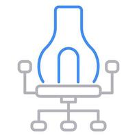 gamer chair icon, suitable for a wide range of digital creative projects. vector