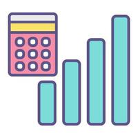 Business growth icon, suitable for a wide range of digital creative projects. vector