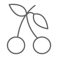 cherries icon, suitable for a wide range of digital creative projects. vector