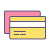 credit card icon, suitable for a wide range of digital creative projects. vector