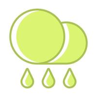 Rainy icon, suitable for a wide range of digital creative projects. vector