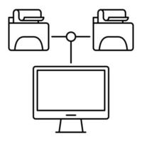 Connection icon, suitable for a wide range of digital creative projects. vector