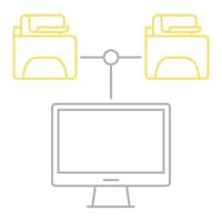 Connection icon, suitable for a wide range of digital creative projects. vector