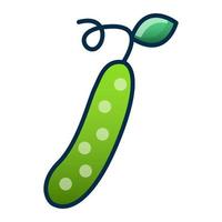 cucumber icon, suitable for a wide range of digital creative projects. vector