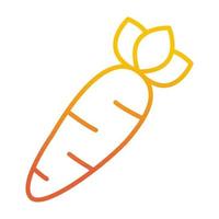 carrot icon, suitable for a wide range of digital creative projects. vector