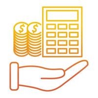 Planning icon, suitable for a wide range of digital creative projects. vector