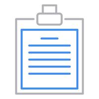 clipboard icon, suitable for a wide range of digital creative projects. vector