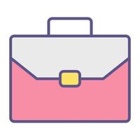 briefcase icon, suitable for a wide range of digital creative projects. vector