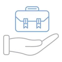 Job searching icon, suitable for a wide range of digital creative projects. vector