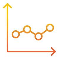 chart icon, suitable for a wide range of digital creative projects. vector