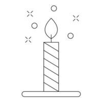 candle icon, suitable for a wide range of digital creative projects. vector