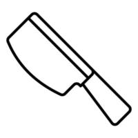 icono de cuchillo, adecuado para una amplia gama de proyectos creativos digitales. vector