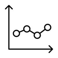 chart icon, suitable for a wide range of digital creative projects. vector