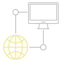 database icon, suitable for a wide range of digital creative projects. vector