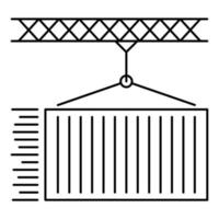cargo shipping icon, suitable for a wide range of digital creative projects. vector