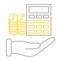 Planning icon, suitable for a wide range of digital creative projects. vector