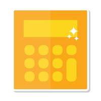 calculator icon, suitable for a wide range of digital creative projects. vector