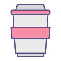 Cup coffee icon, suitable for a wide range of digital creative projects. vector
