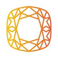 cushion diamond icon, suitable for a wide range of digital creative projects. vector