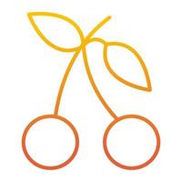 cherries icon, suitable for a wide range of digital creative projects. vector