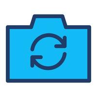 camera swap icon, suitable for a wide range of digital creative projects. vector