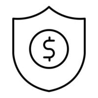 business protection icon, suitable for a wide range of digital creative projects. vector