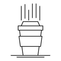 coffee cup icon, suitable for a wide range of digital creative projects. vector