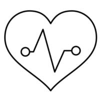 cardiogram icon, suitable for a wide range of digital creative projects. vector