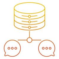 Big data icon, suitable for a wide range of digital creative projects. vector