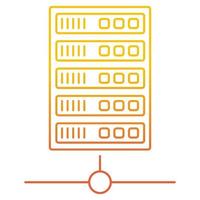 Databank icon, suitable for a wide range of digital creative projects. vector