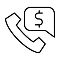 business call icon, suitable for a wide range of digital creative projects. vector