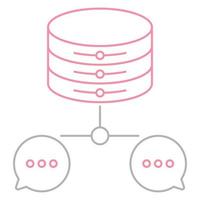 Big data icon, suitable for a wide range of digital creative projects. vector
